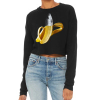 Chihuahua Dog In Banana Fruits T  Shirt Trout Fish Banana Fruits T  Sh Cropped Sweater | Artistshot