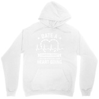 Date A Cardiologist They Can Really Get Your Heart Going Premium Unisex Hoodie | Artistshot