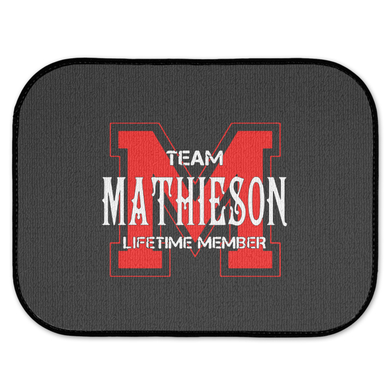 Team Mathieson Rear Car Mat | Artistshot