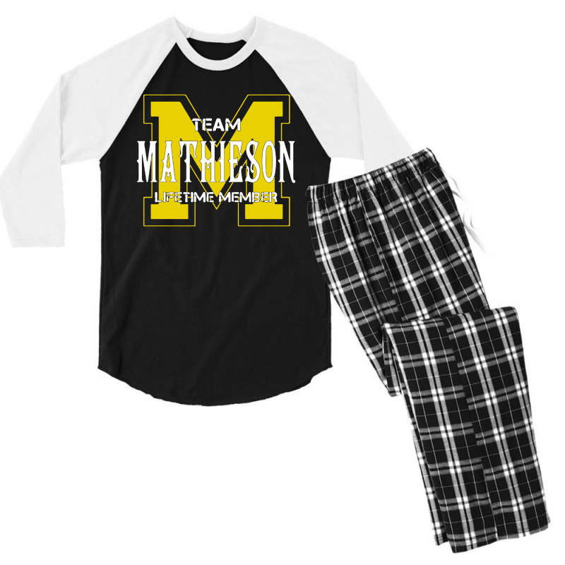 Team Mathieson Men's 3/4 Sleeve Pajama Set | Artistshot