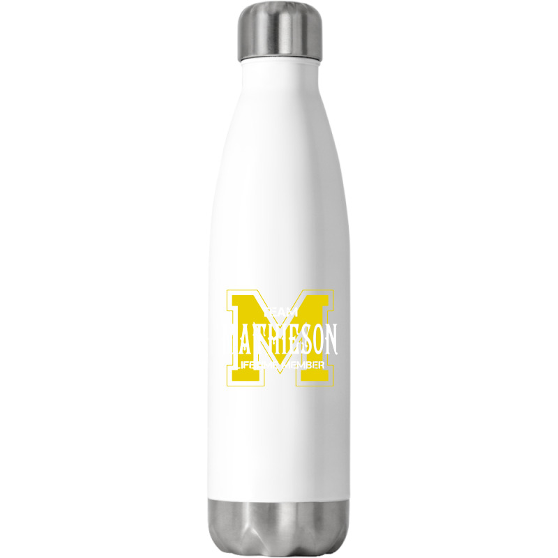 Team Mathieson Stainless Steel Water Bottle | Artistshot