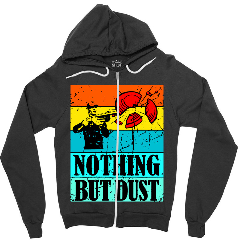 Trap Shooting Zipper Hoodie | Artistshot