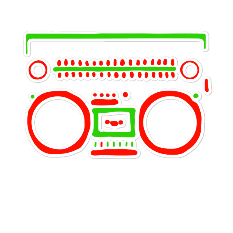 Tribe Boombox Sticker | Artistshot