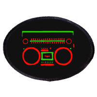 Tribe Boombox Oval Patch | Artistshot