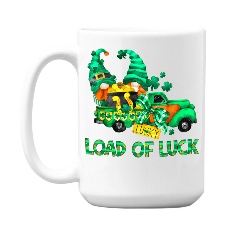 Loads Of Luck Gnomes Funny Leprechaun St Patricks Day Outfit T Shirt 15 Oz Coffee Mug | Artistshot