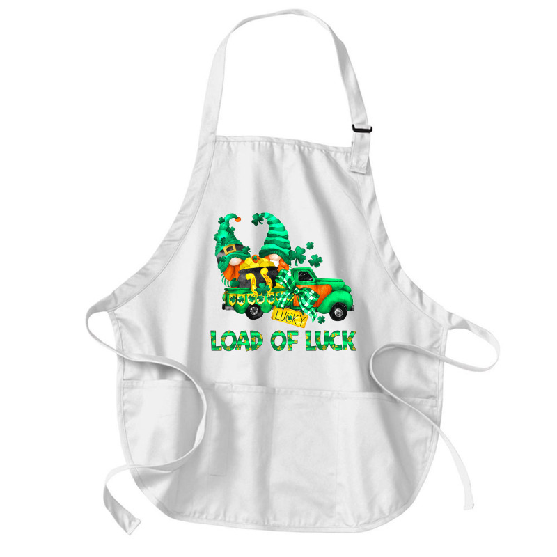 Loads Of Luck Gnomes Funny Leprechaun St Patricks Day Outfit T Shirt Medium-length Apron | Artistshot