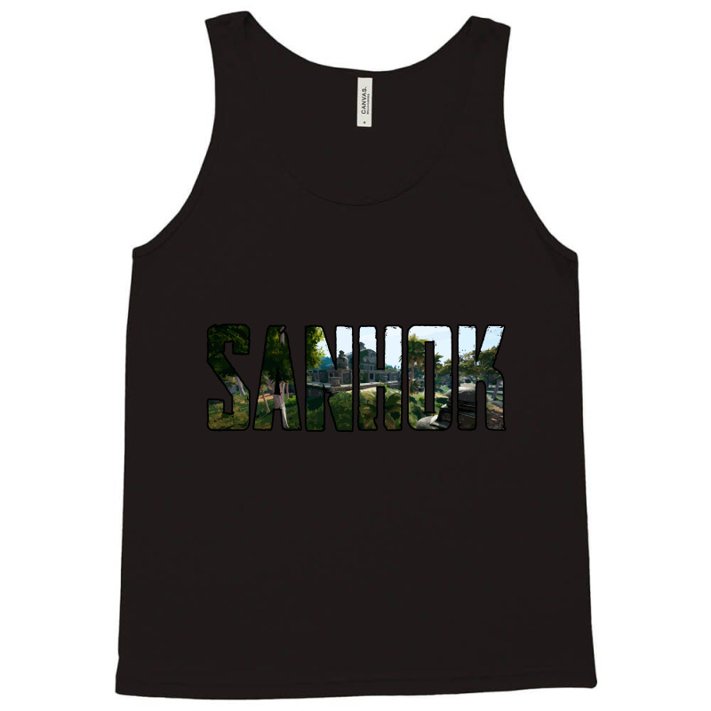 Sanhok Battlegrounds Map Tank Top | Artistshot