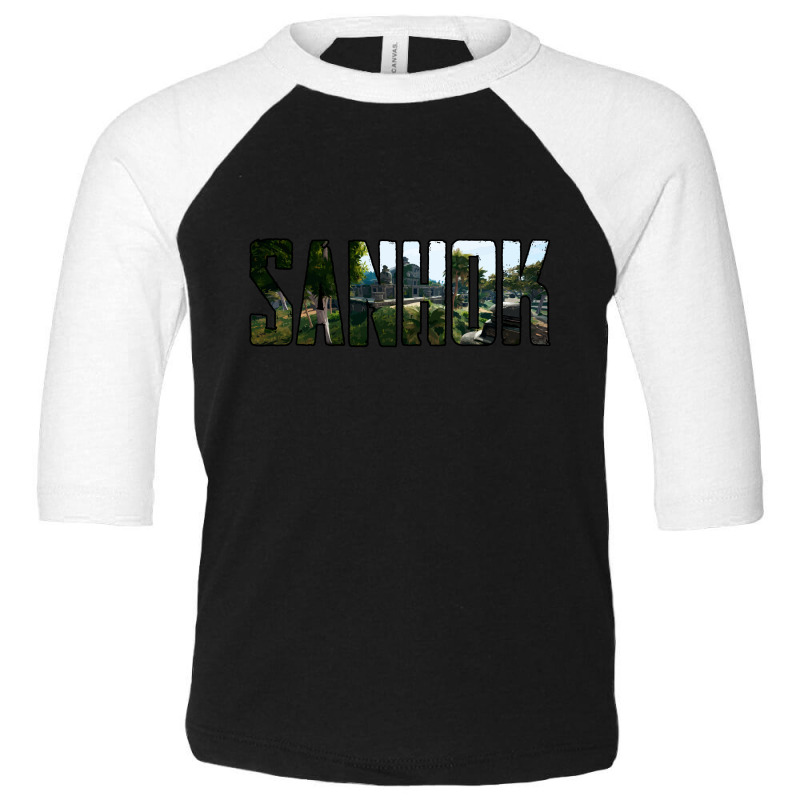 Sanhok Battlegrounds Map Toddler 3/4 Sleeve Tee | Artistshot