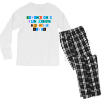 Sarcastic Saying Funny Living In A Van Down By The River T Shirt Men's Long Sleeve Pajama Set | Artistshot