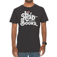 Womens I Read Banned Books T Shirt V Neck T Shirt Vintage T-shirt | Artistshot