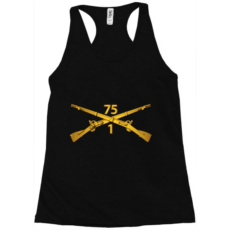 1st Bn 75th Infantry Regiment Ranger Branch Wo Txt Racerback Tank by moonlight2270 | Artistshot