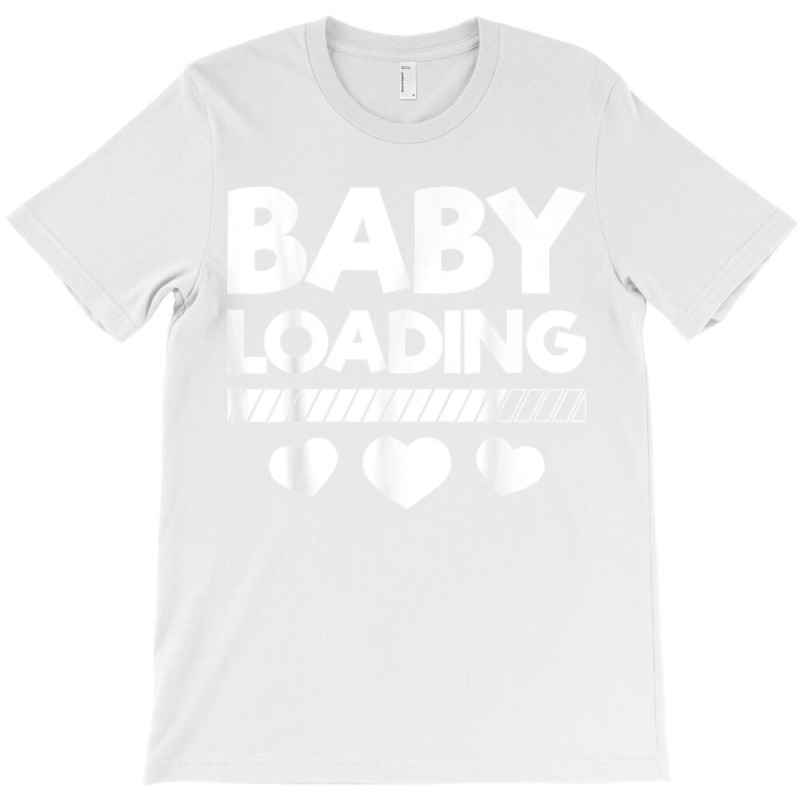 Baby Loading Pregnancy Announcement Hearts Pregnancy T Shirt T-shirt | Artistshot