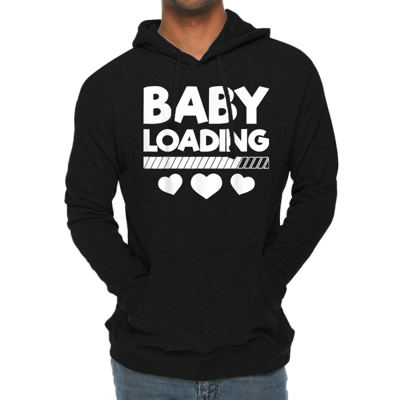 Baby Loading Pregnancy Announcement Hearts Pregnancy T Shirt Lightweight Hoodie | Artistshot