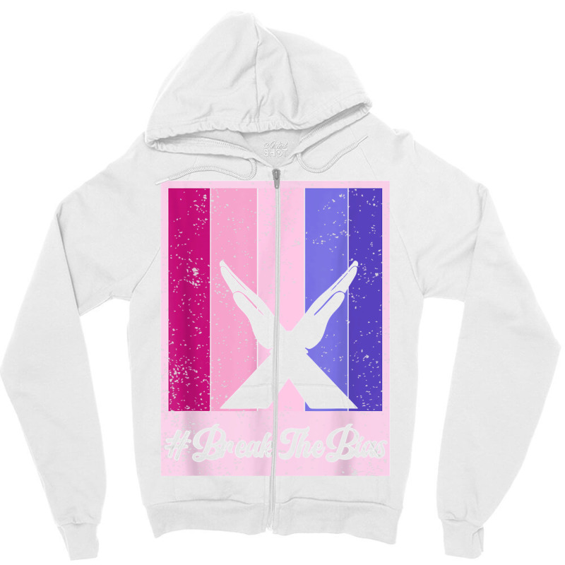 Break The Bias International Women's Day 2022, Breakthebias T Shirt Zipper Hoodie | Artistshot