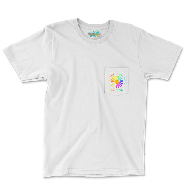 Sunflower Autism Awareness Be Kind Puzzle Mom Support Kids T Shirt Pocket T-shirt | Artistshot