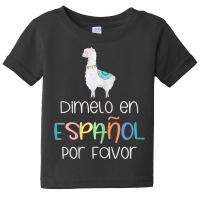 Womens En Espanol Por Favor Maestra Bilingual Spanish Teacher T Shirt Baby Tee | Artistshot