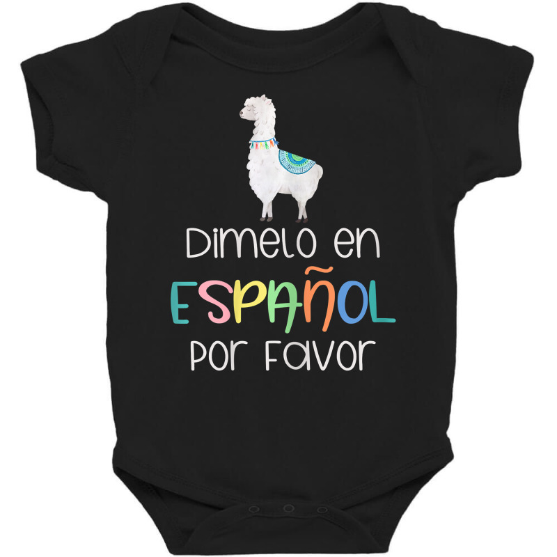 Womens En Espanol Por Favor Maestra Bilingual Spanish Teacher T Shirt Baby Bodysuit by morelypylagertq | Artistshot