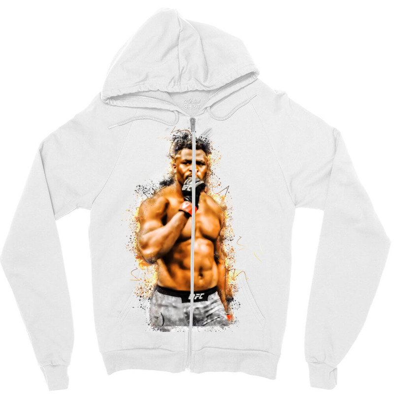 Francis Zavier Ngannou Classic Zipper Hoodie by Hoang95 | Artistshot