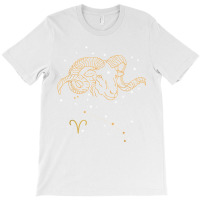 Aries Zodiac Sign Birthday March To April Astrology Aries T Shirt T-shirt | Artistshot