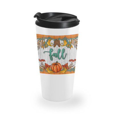Fall Tumbler Travel Mug Designed By Gaiasdesignstudioart