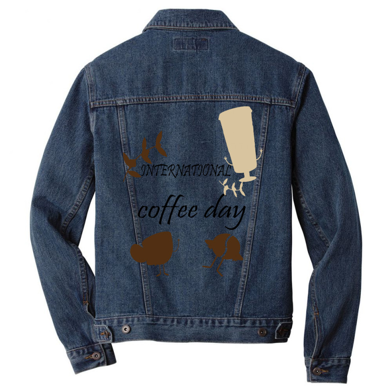 International Coffee Day  Shirt International Coffee Day   1093 Men Denim Jacket by redwingcoot | Artistshot