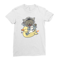 Catspace Ladies Fitted T-shirt | Artistshot