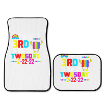 Funny I'm In 3rd Second Grade On Twosday February 22nd 2022 T Shirt Full Set Car Mats | Artistshot