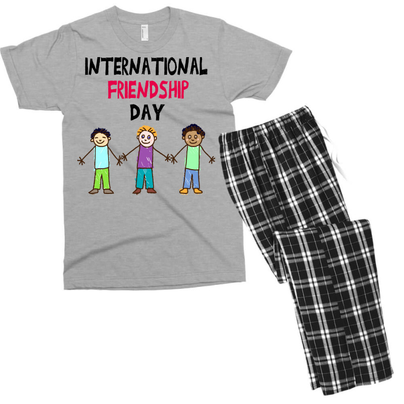 International Friendship Day Funny  Shirt International Friendship Day Men's T-shirt Pajama Set by redwingcoot | Artistshot