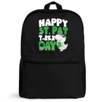 Happy St Pat Trex Day Funny Dino T Rex St Patricks Day Boys T Shirt Backpack | Artistshot