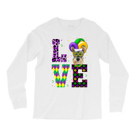 I Love Mardi Gras Festival Party Lover Funny Schnauzer Dog Premium T S Long Sleeve Shirts | Artistshot