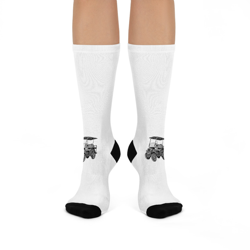 I Only Golf On Days That Start With T Funny Golfer Premium T Shirt Crew Socks | Artistshot