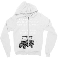 I Only Golf On Days That Start With T Funny Golfer Premium T Shirt Zipper Hoodie | Artistshot