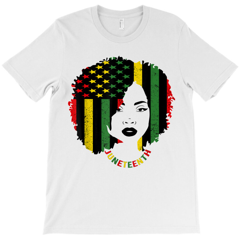 Juneteenth Black Women Flag History African American 1865 T Shirt T-shirt | Artistshot