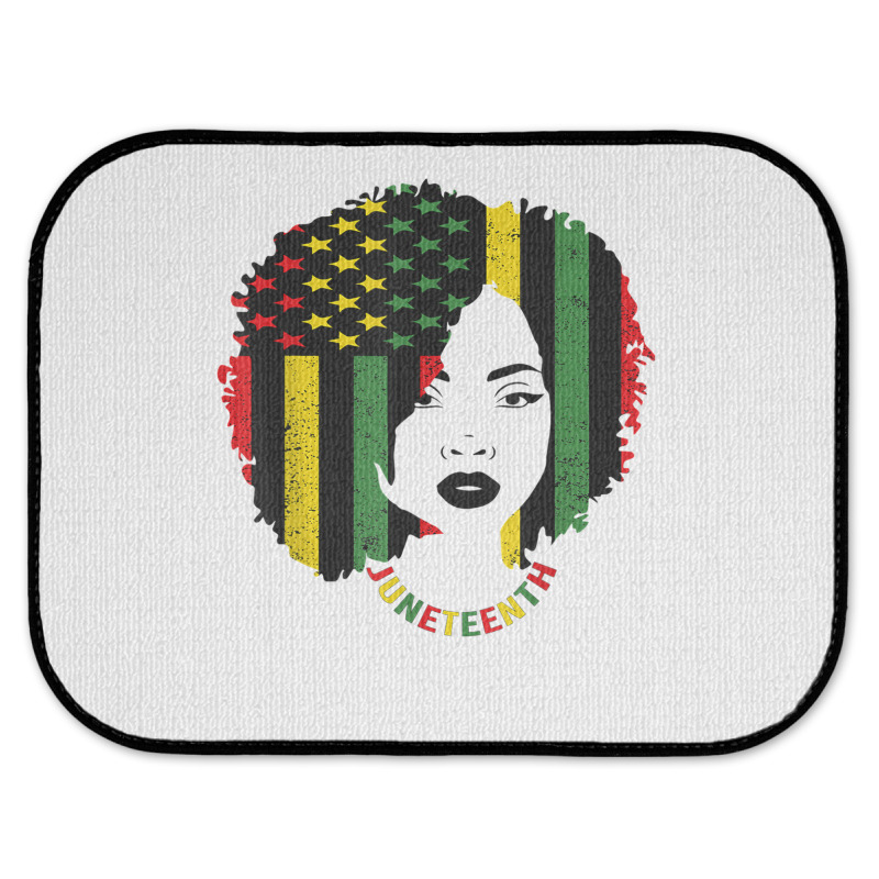 Juneteenth Black Women Flag History African American 1865 T Shirt Rear Car Mat | Artistshot