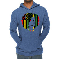 Juneteenth Black Women Flag History African American 1865 T Shirt Lightweight Hoodie | Artistshot