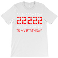 Palindrome Day 22222 Is My Birthday February 22 2022 Twosday T Shirt T-shirt | Artistshot