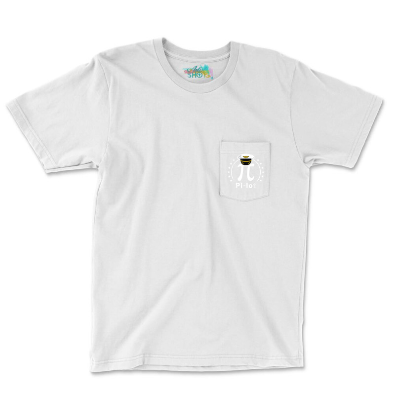 Pi Day Design For An Airplane Pilot T Shirt Pocket T-shirt | Artistshot