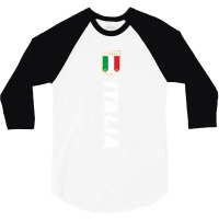 Proud Italian   Italia Design   Italian Soccer Jersey Style T Shirt 3/4 Sleeve Shirt | Artistshot