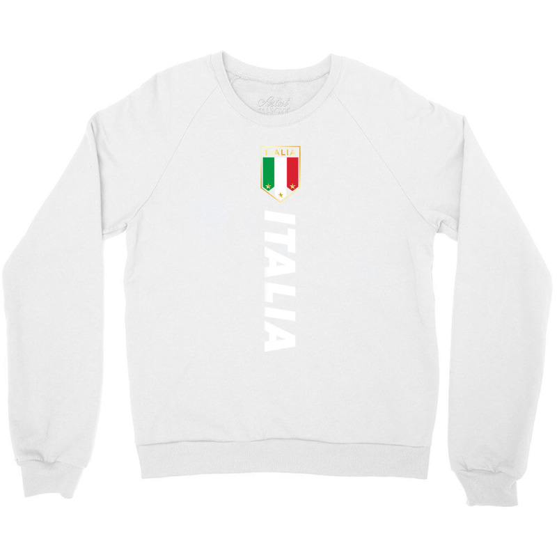 Proud Italian   Italia Design   Italian Soccer Jersey Style T Shirt Crewneck Sweatshirt | Artistshot