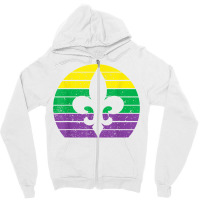 Retro Jester Hat Silhouette Mardi Gras Carnival T Shirt Zipper Hoodie | Artistshot