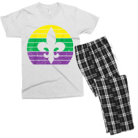 Retro Jester Hat Silhouette Mardi Gras Carnival T Shirt Men's T-shirt Pajama Set | Artistshot