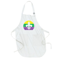 Retro Jester Hat Silhouette Mardi Gras Carnival T Shirt Full-length Apron | Artistshot