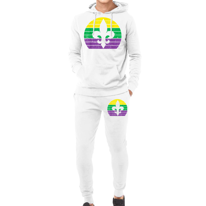 Retro Jester Hat Silhouette Mardi Gras Carnival T Shirt Hoodie & Jogger Set | Artistshot