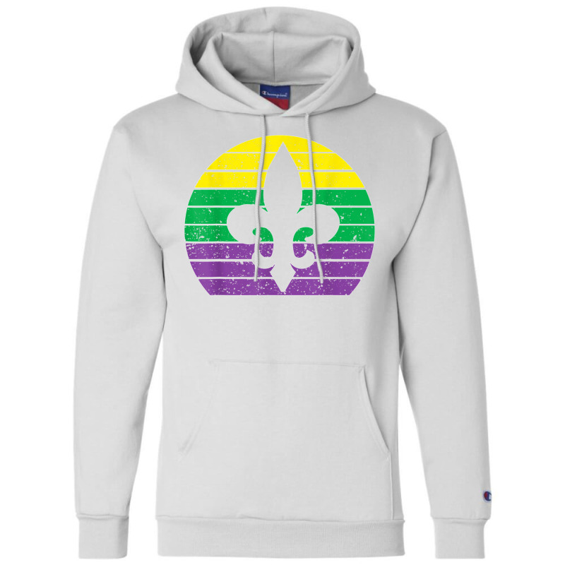 Retro Jester Hat Silhouette Mardi Gras Carnival T Shirt Champion Hoodie | Artistshot