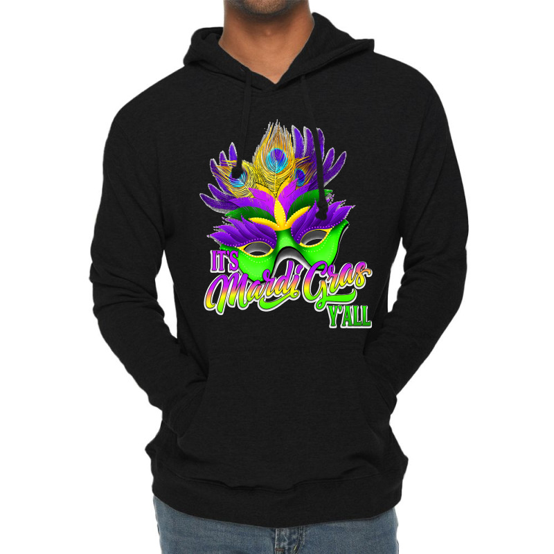 Vintage Mardi Gras Y' All, New Orleans, La , For Men & Women Premium T Lightweight Hoodie | Artistshot