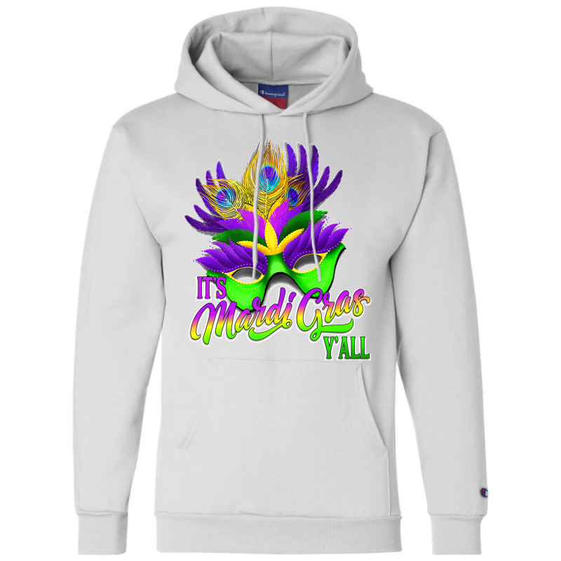 Vintage Mardi Gras Y' All, New Orleans, La , For Men & Women Premium T Champion Hoodie | Artistshot