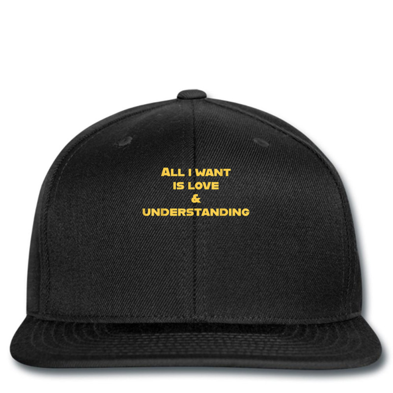 All I Want Is Love & Understanding T Shirt Printed hat by cucciailleveretcq | Artistshot