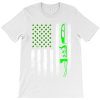 Woodworking St Patrick's Day Vintage Irish American Flag Premium T Shi T-shirt | Artistshot