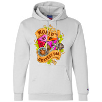 World Okayest Dm D20 Dice Gaming Rpg Board Games T Shirt Champion Hoodie | Artistshot