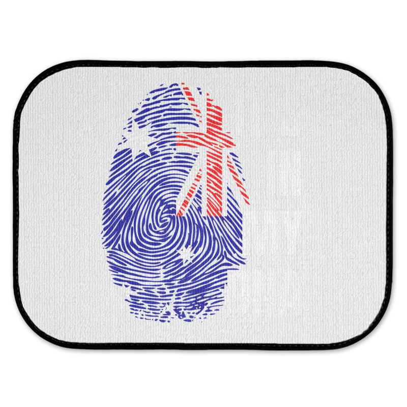 Australian Flag Dna Fingerprint Australia Premium T Shirt Rear Car Mat | Artistshot